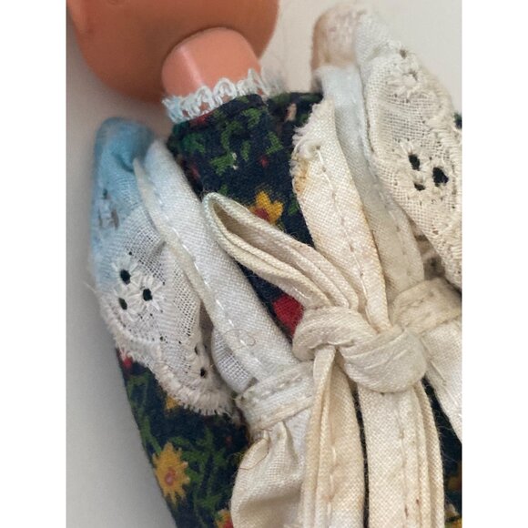 Mattel SUNSHINE FAMILY 1973  MOM DAD Dolls Green Floral Dress Red Top ~9.Vintage - Picture 12 of 16